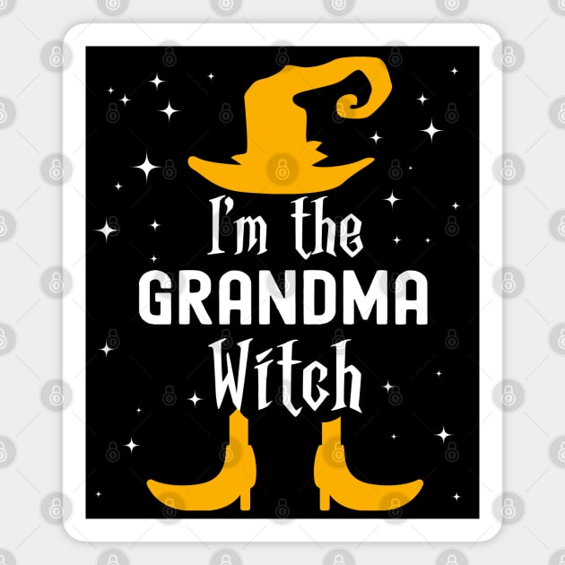 I'm The Grandma Witch Matching Halloween Family Group Costume Magnet by VDK Merch